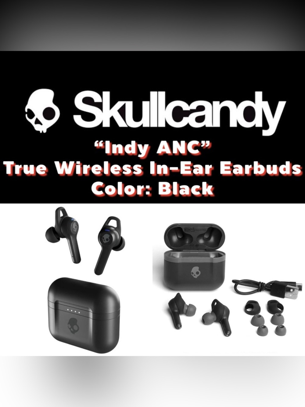Skullcandy - “Indy” ANC True Wireless Earbuds 💀 ( NWT/SEALED)